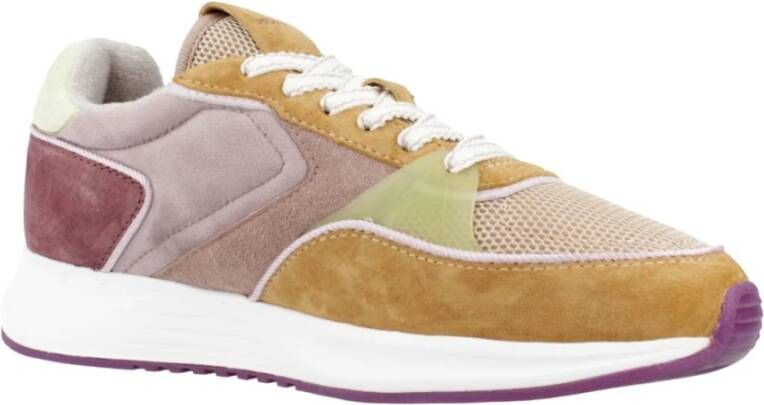 Hoff Sportieve Modieuze Sneakers Brown Dames