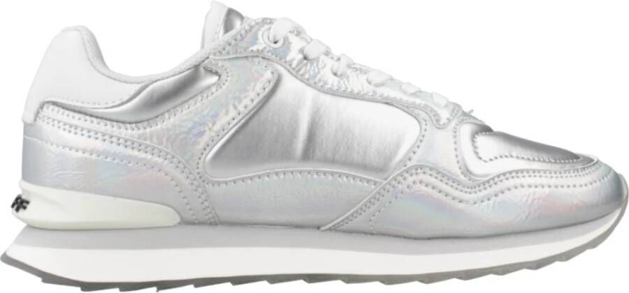 Hoff Sportieve Zilveren Sneakers voor Vrouwen Gray Dames