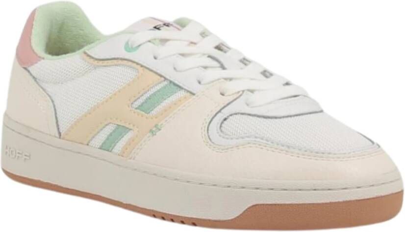 Hoff Mintgroene Mesh & Su?de Sneakers Groen Dames