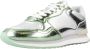 The HOFF Brand Iron metallic zilver groen Textiel Lage sneakers Dames - Thumbnail 5