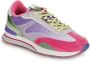 Hoff Paarse Casual Textiel Sneakers Multicolor Dames - Thumbnail 3