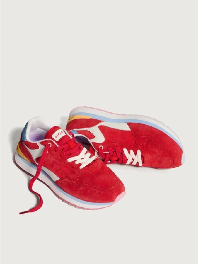 Hoff Suede Memory-Foam Sneakers Multicolor Heren