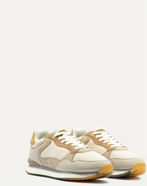 Hoff Beige Roze Gele Lage Sneakers Beige Dames