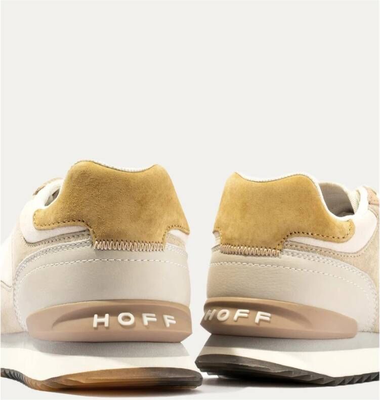 Hoff Beige Roze Gele Lage Sneakers Beige Dames