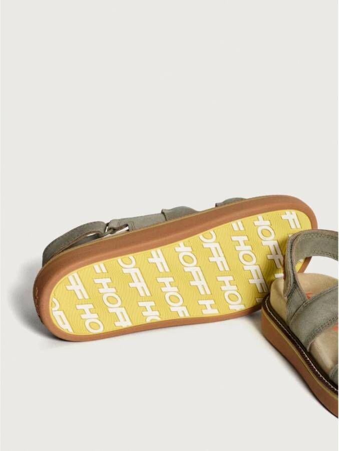 Hoff Velcro Band Suède Plateau Sandaal