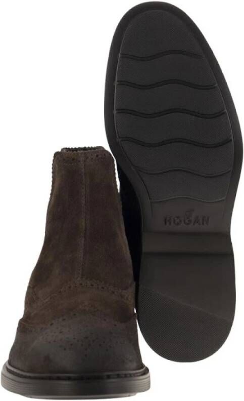 Hogan Ankle Boots Bruin Heren