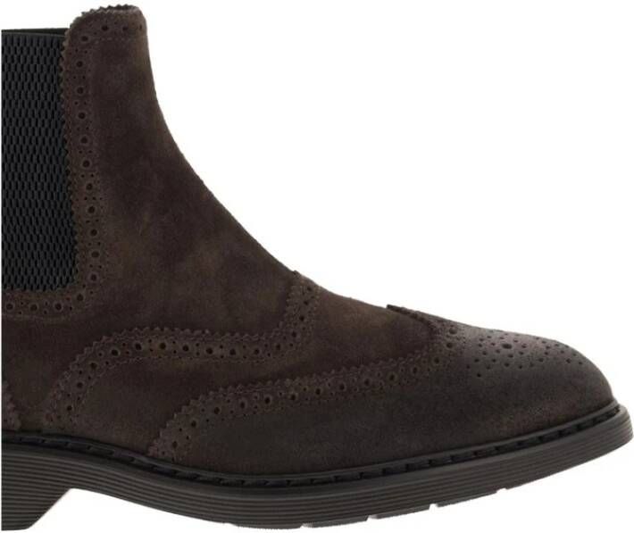 Hogan Ankle Boots Bruin Heren