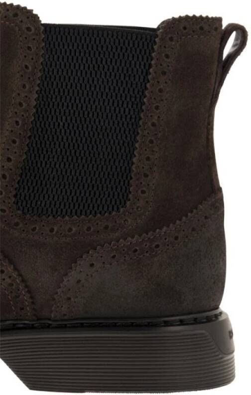 Hogan Ankle Boots Bruin Heren