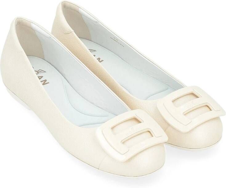 Hogan Stijlvolle Ballerina Flats White Dames