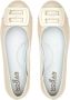 Hogan Beige Leren Ballerina White Dames - Thumbnail 4
