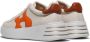 Hogan Beige Leren Sneaker met Oranje H Detail Multicolor Dames - Thumbnail 3