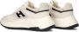 HOGAN Sneakers Dames Combi Mesh Sneaker Maat: 39 Materiaal: Leer Kleur: Beige - Thumbnail 3