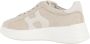 Hogan Beige Rebel Sneakers met leren details - Thumbnail 2