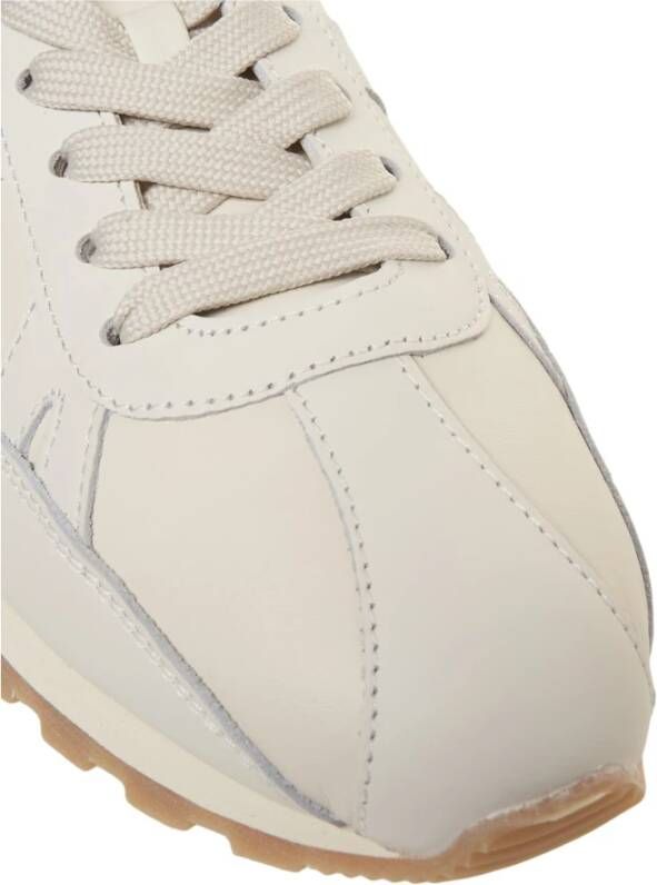 Hogan Beige Sneakers Afgerond Ontwerp