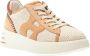 Hogan Beige Sneakers Boucliner Leren Details Multicolor Dames - Thumbnail 2