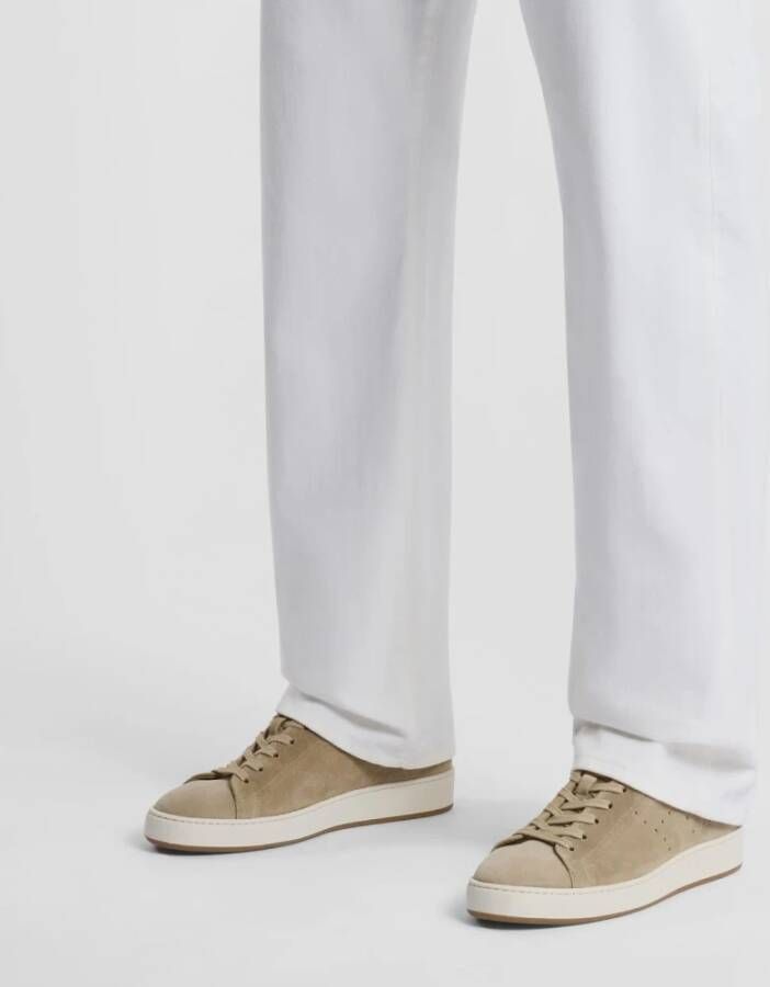 Hogan Beige Sneakers met Cassetta Detail
