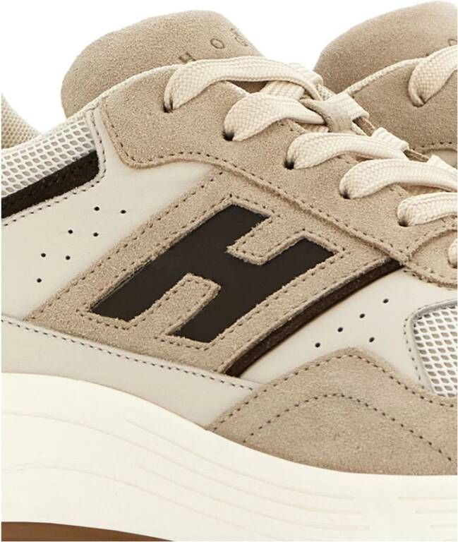 Hogan Beige Sneakers met Memory Foam Binnenzool
