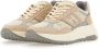 HOGAN Sneakers Dames Combi Mesh Sneaker Maat: 42 Materiaal: Suède Kleur: Beige - Thumbnail 5