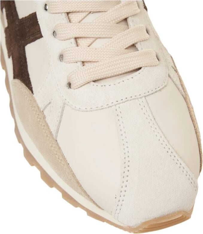 Hogan Beige Sneakers Sporty Elegance