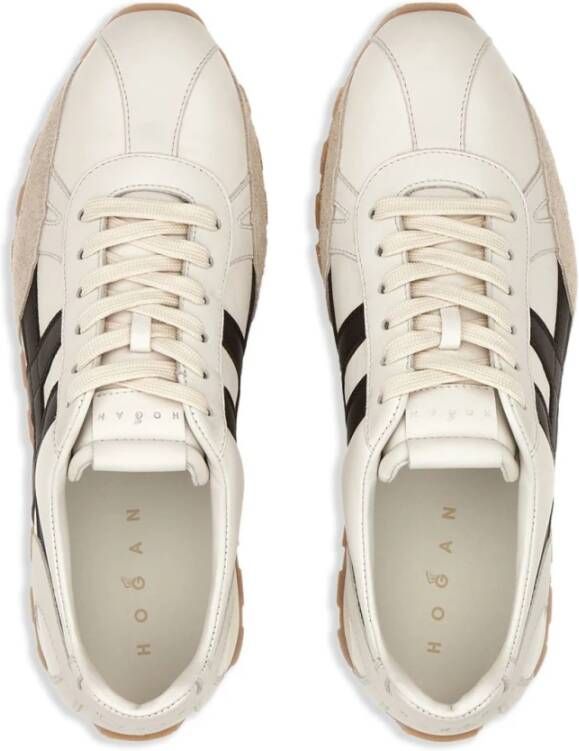Hogan Beige Sneakers voor Mannen en Vrouwen