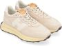 Hogan Beige Suede H641 Sneakers met Wit Leren H Detail Beige Dames - Thumbnail 4