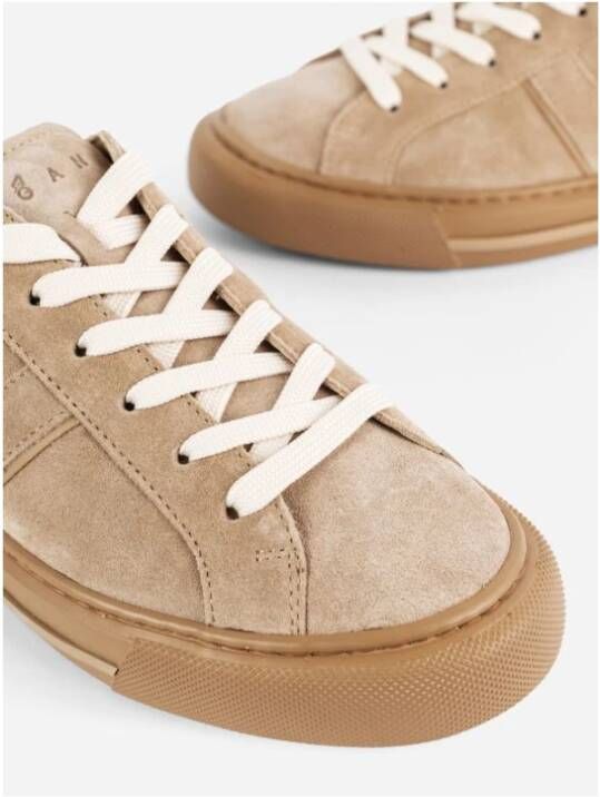 Hogan Beige Suède Leren Sneakers
