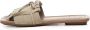 Hogan Beige Suède Sandalen met Franjes en Strik - Thumbnail 2