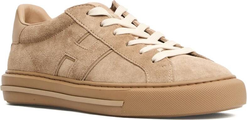 Hogan Beige Suède Sneakers