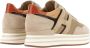 Hogan Beige Suède Sneakers Beige Dames - Thumbnail 3