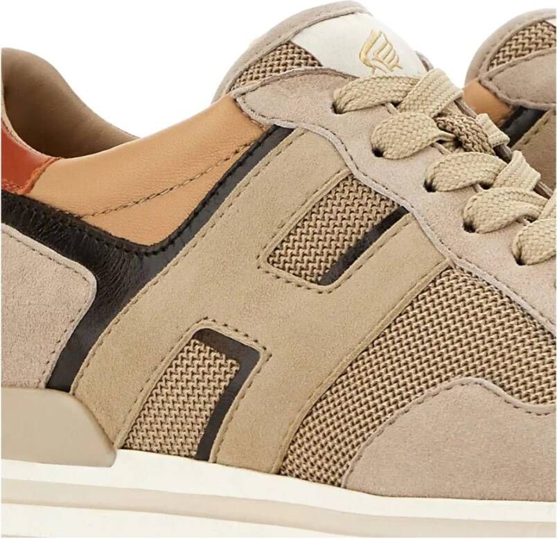 Hogan Beige Suède Sneakers Beige Dames