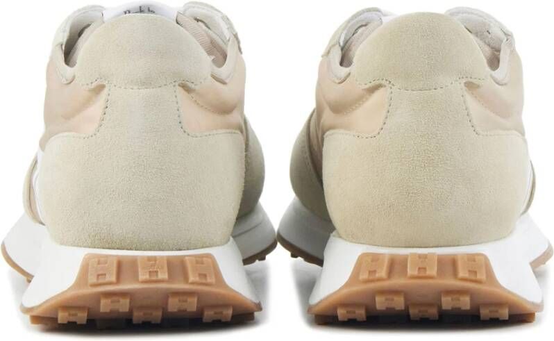 Hogan Beige Suède Sneakers Beige Heren