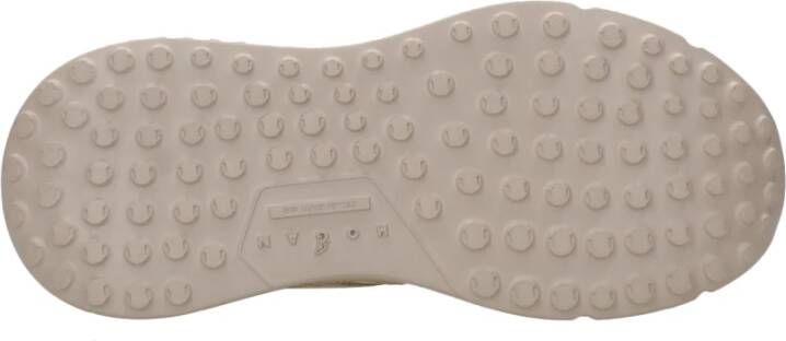 Hogan Beige Suède Sneakers met Memory Foam