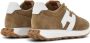 Hogan Beige Suède Sneakers Paneelontwerp Brown Heren - Thumbnail 4