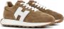 Hogan Beige Suède Sneakers Paneelontwerp Brown Heren - Thumbnail 5