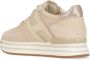 Hogan Beige Suède Leren Sneakers Ronde Neus Beige Dames - Thumbnail 4