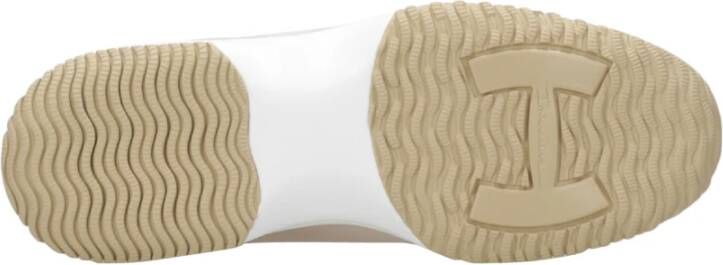 Hogan Beige Suède Veterschoenen