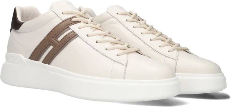 Hogan Beige Veterschoenen H580 Slash