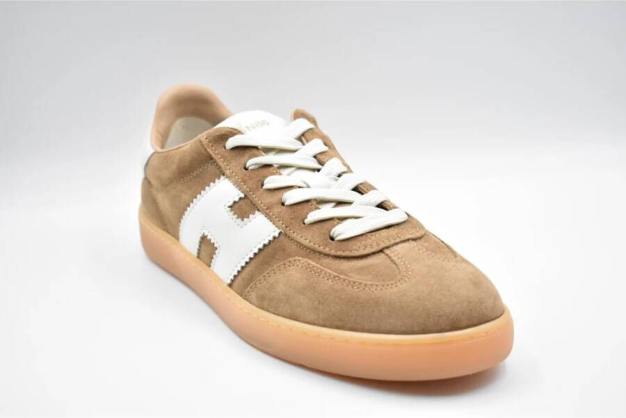 Hogan Beige Veterschoenen voor Mannen Beige Heren