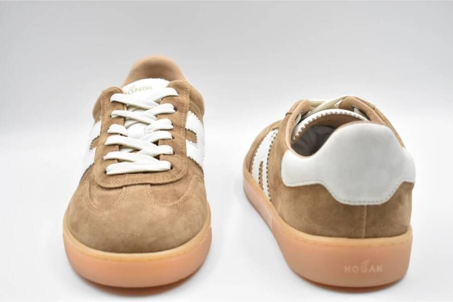 Hogan Beige Veterschoenen voor Mannen Beige Heren