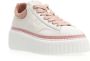 Hogan Bianco Leren Sneakers met Roze Inzetstukken White Dames - Thumbnail 2