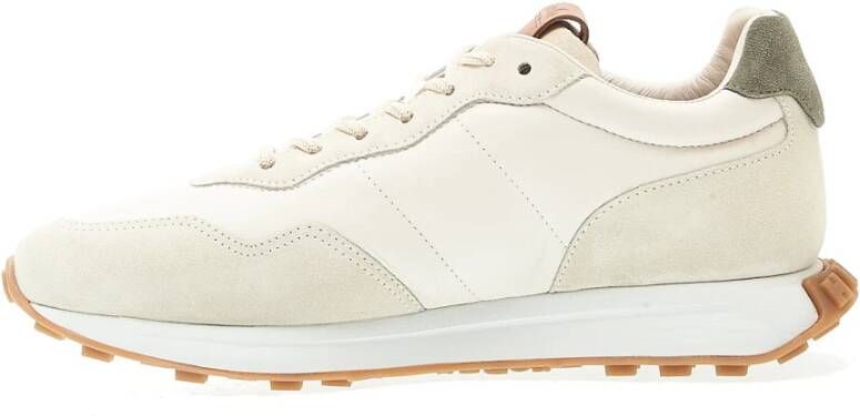 Hogan Bianco Sneakers Ss24 Italiaans Leer Multicolor Heren