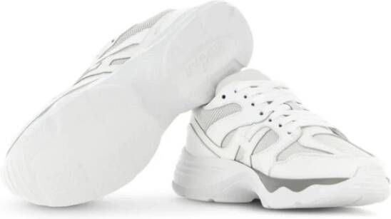 Hogan Bianco Sporco Leren Sneaker White Dames