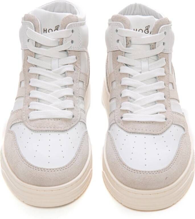 Hogan Bicolored high-top sneaker met memory foam