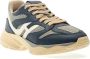 Hogan Blauw Beige Leren Sneakers Blue Heren - Thumbnail 2