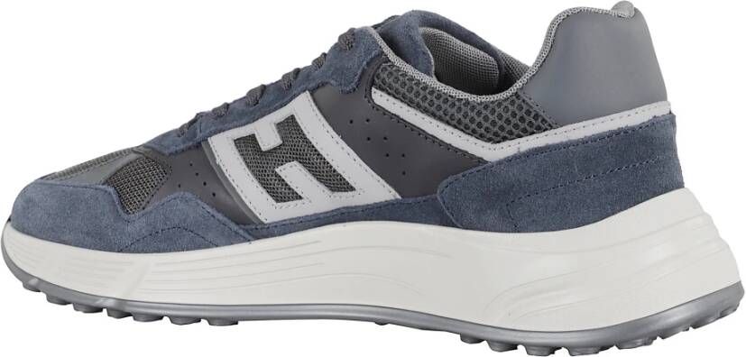 Hogan Blauw en Zwart Sneakers Hyperlight Model