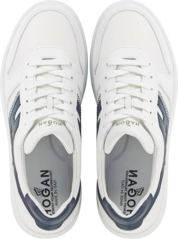 Hogan Blauw Witte Sneakers White Heren