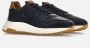 Hogan Blauwe Hyperlight Leren Sneakers met Antislip Rubberen Zool Blue Heren - Thumbnail 4