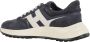 Hogan Blauwe Hyperlight Sneakers met leren bovenwerk - Thumbnail 2