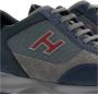 Hogan Blauwe Interactieve Sneakers Suède Stof Details Blue Heren - Thumbnail 6