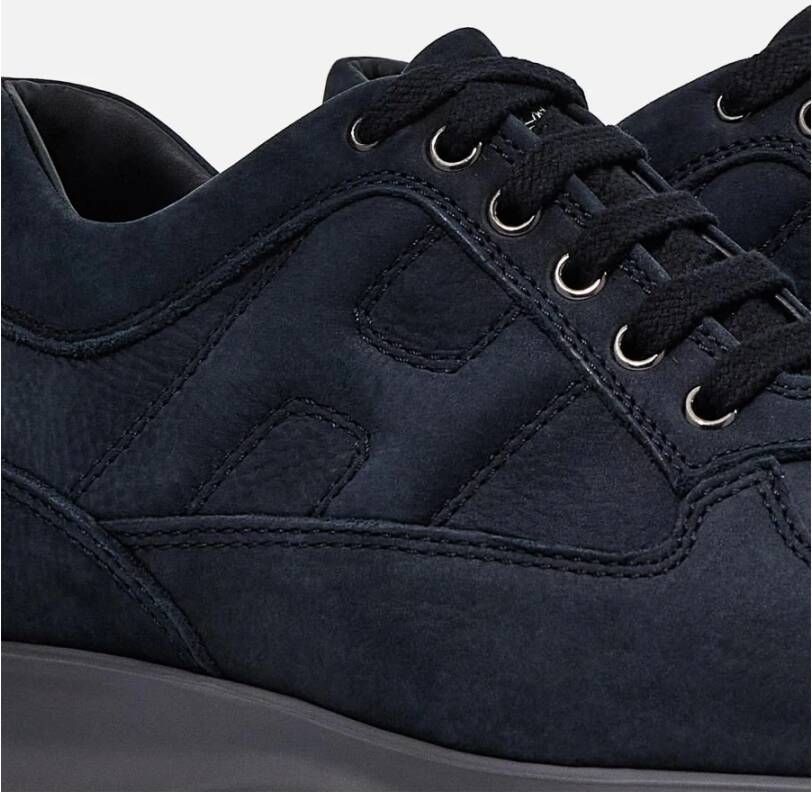 Hogan Blauwe Interactive Sneakers Blauw Heren